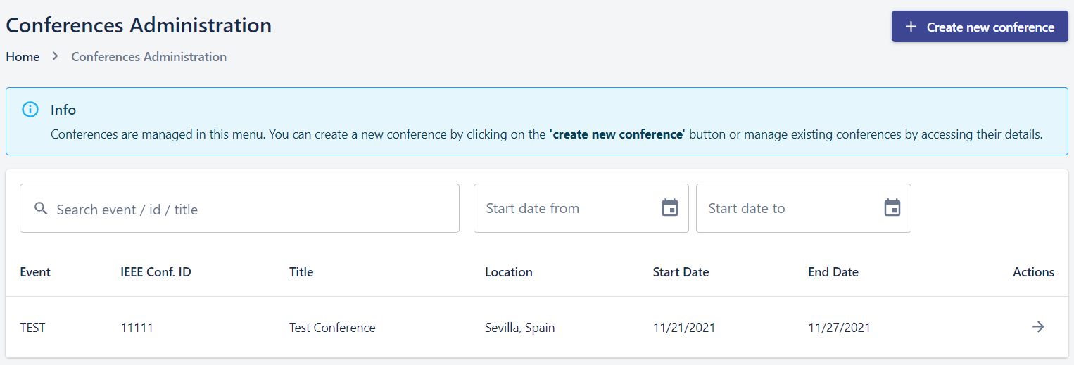 Conferences Community